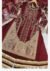 Maria B Design Maroon Chiffon Sharara - Image 5