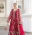 Maria B Design Red Chiffon Frock - Image 3