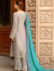 Imrozia Design Grey & Sea-Green Sharara - Image 3