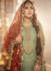 Maria B Design Green Khaddi Net Gharara - Image 2