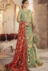 Maria B Design Green Khaddi Net Gharara - Image 4